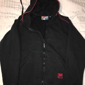Vintage Fila zip up hoodie!
